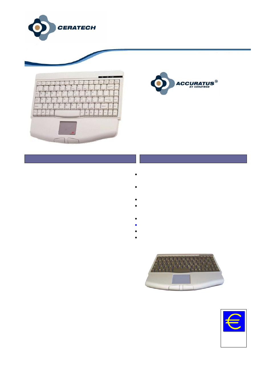 Hypertec KYBAC540-USBHY User Manual | 1 page