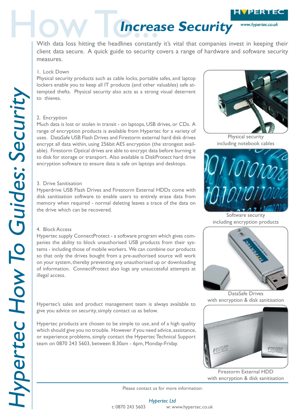 Hypertec Data Security Device User Manual | 1 page