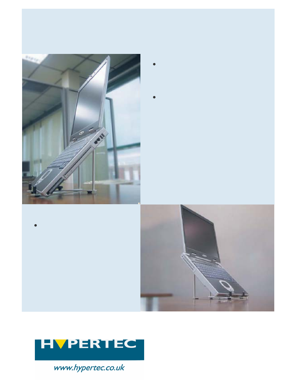 Cool laptop stand | Hypertec Cool Laptop Stand User Manual | Page 2 / 2