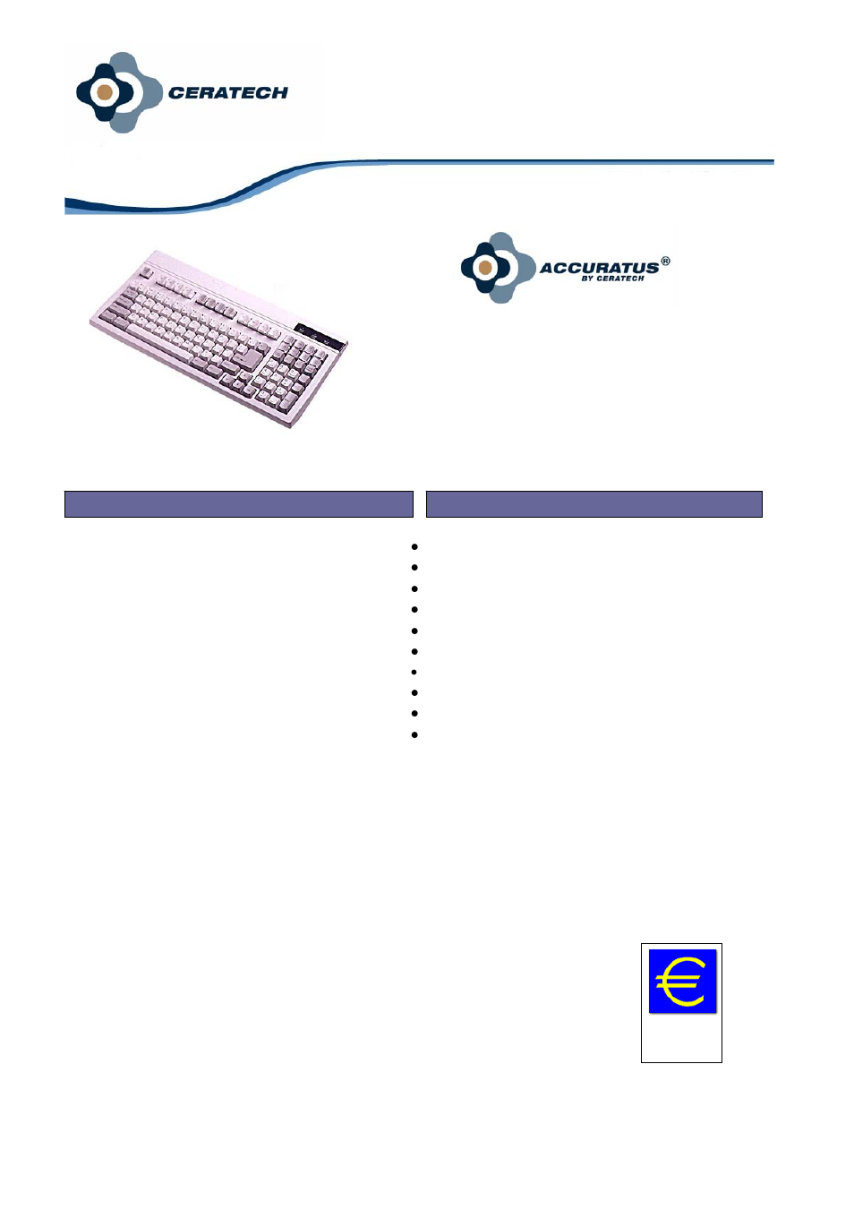 Hypertec KYBAC700-PS2HY User Manual | 1 page