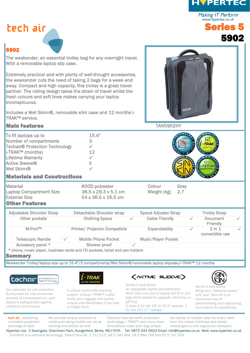 Hypertec 5902 User Manual | 1 page