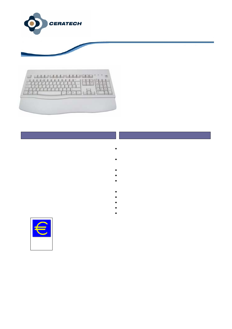 Hypertec KYBAC210-PS2HY User Manual | 1 page