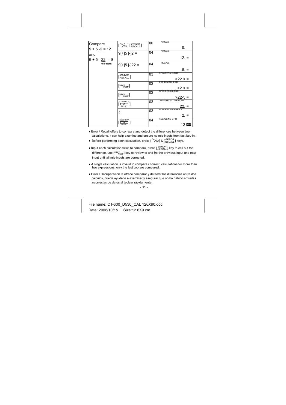 CITIZEN CT-600J User Manual | Page 40 / 48