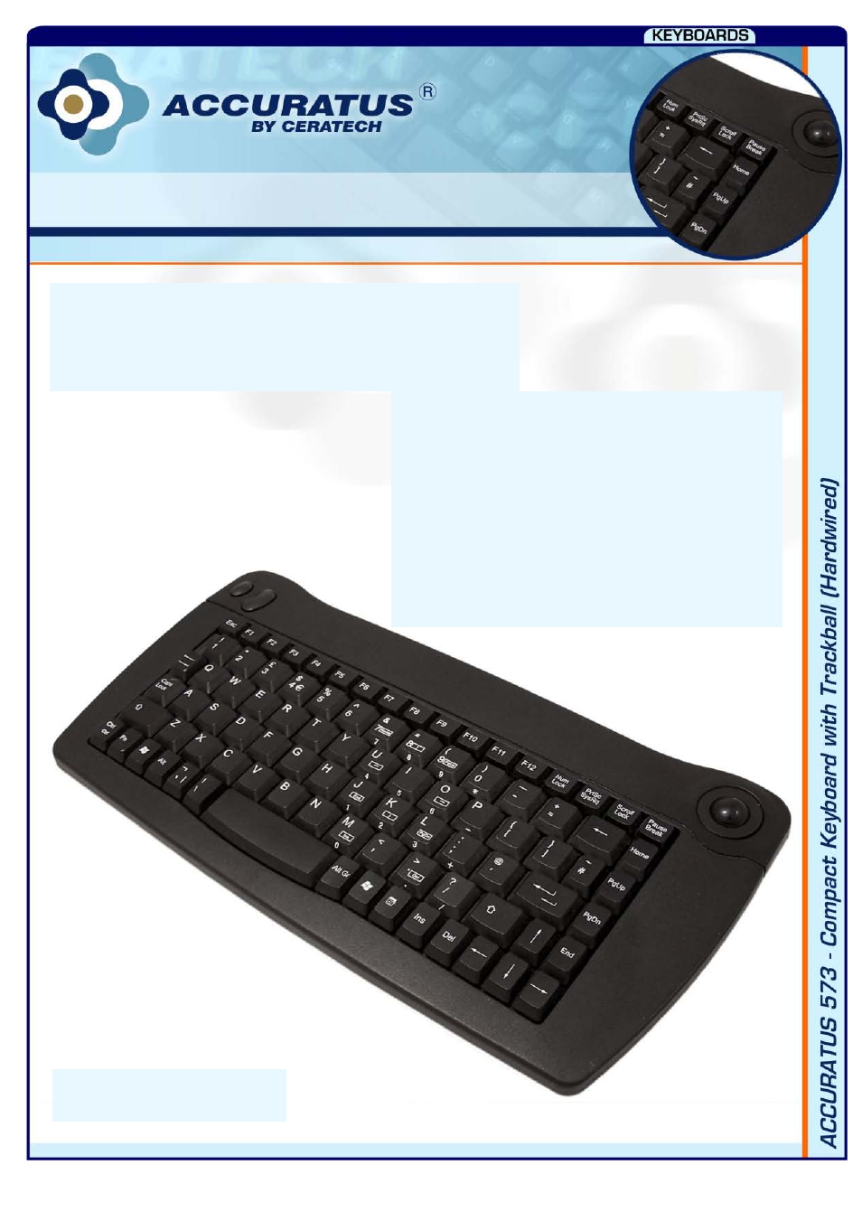 Hypertec KYBAC573-PS2HARDHY User Manual | 1 page