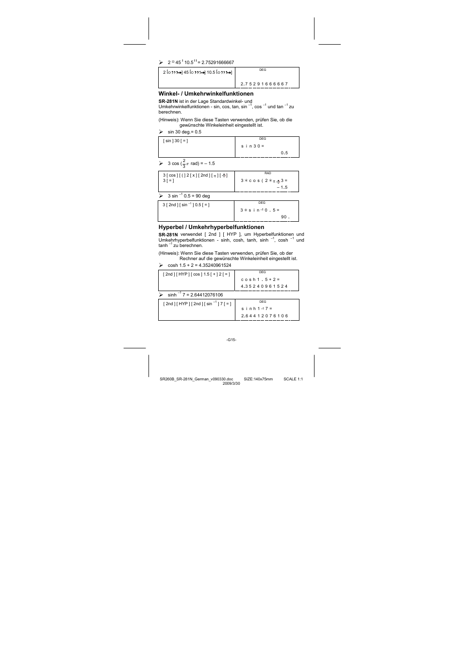 CITIZEN SR-281N User Manual | Page 116 / 339