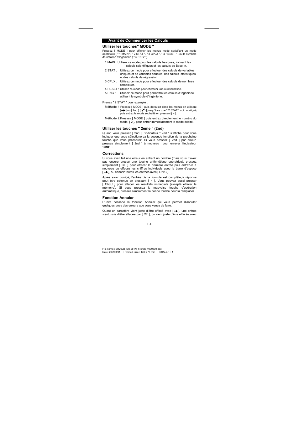 CITIZEN SR-281N User Manual | Page 138 / 339