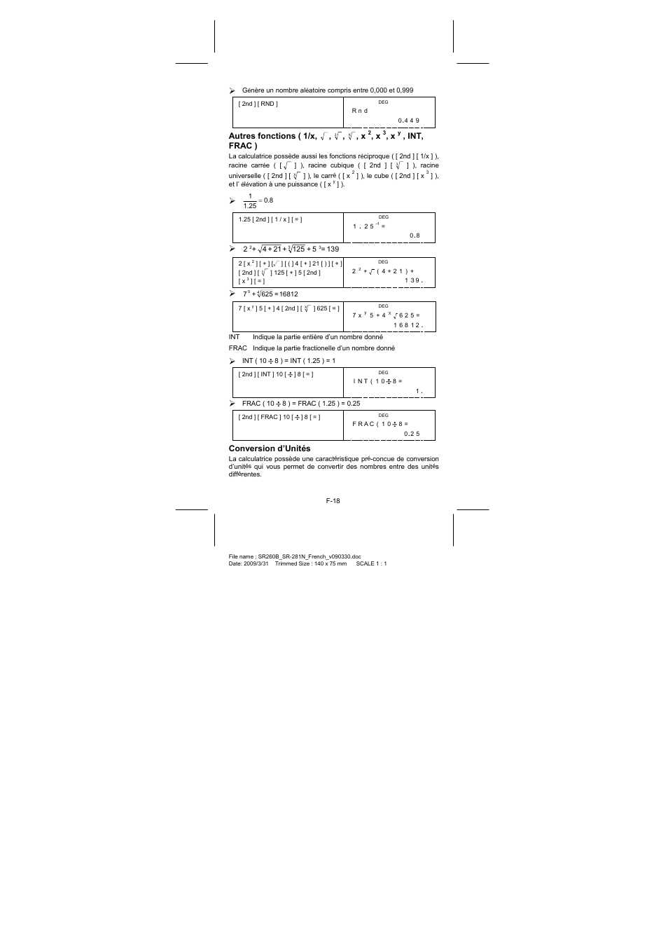CITIZEN SR-281N User Manual | Page 152 / 339