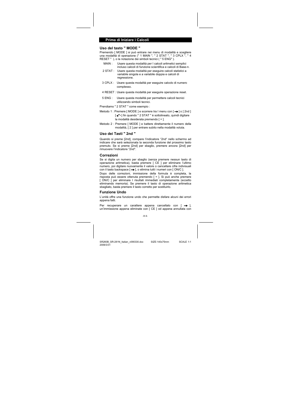 CITIZEN SR-281N User Manual | Page 172 / 339