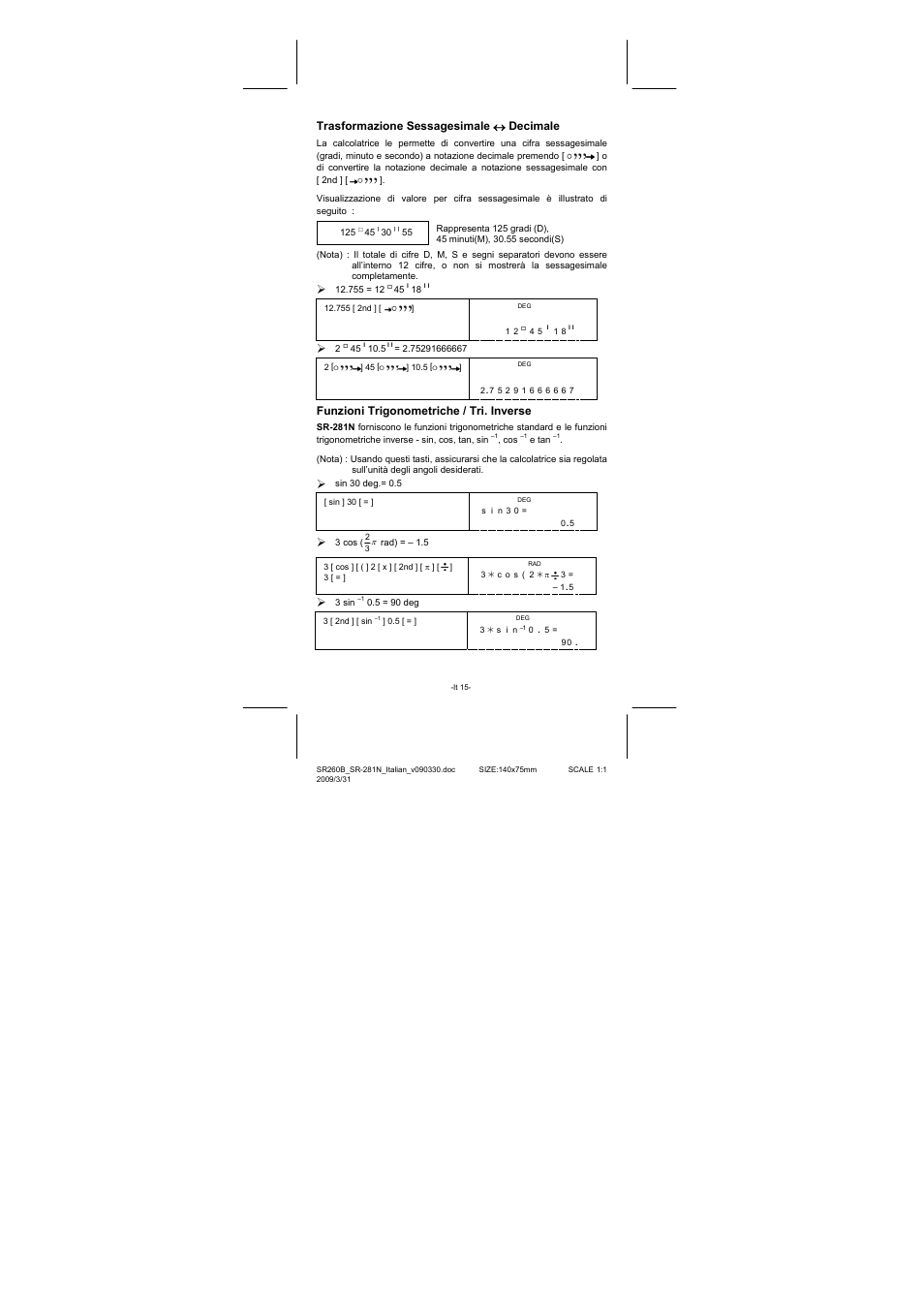 CITIZEN SR-281N User Manual | Page 183 / 339