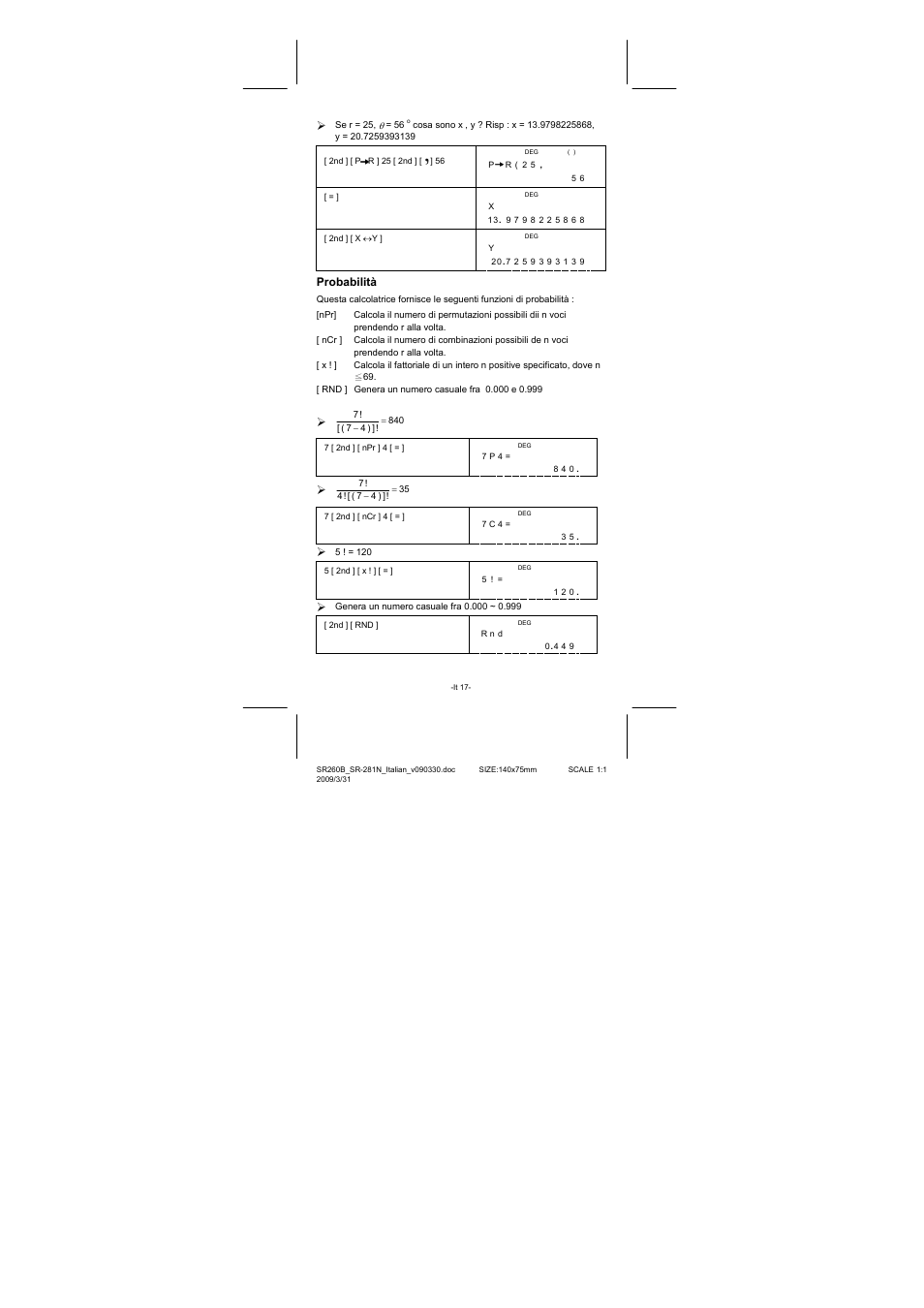 CITIZEN SR-281N User Manual | Page 185 / 339