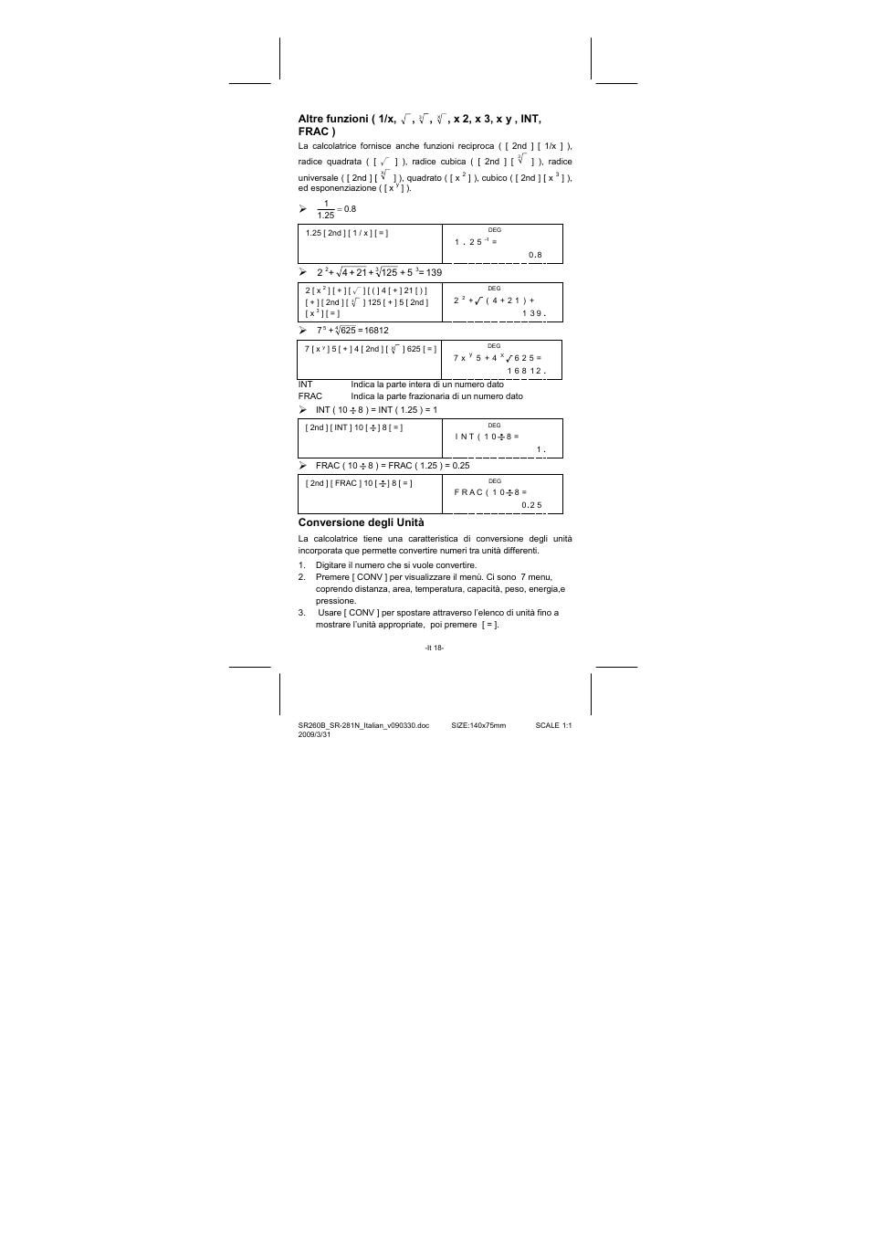 CITIZEN SR-281N User Manual | Page 186 / 339