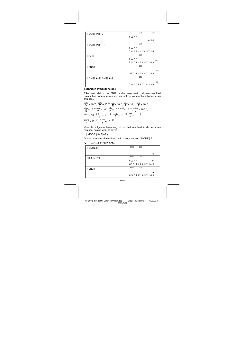 CITIZEN SR-281N User Manual | Page 214 / 339