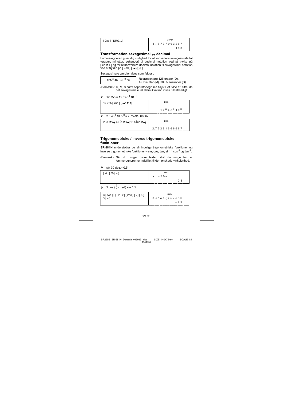 CITIZEN SR-281N User Manual | Page 251 / 339
