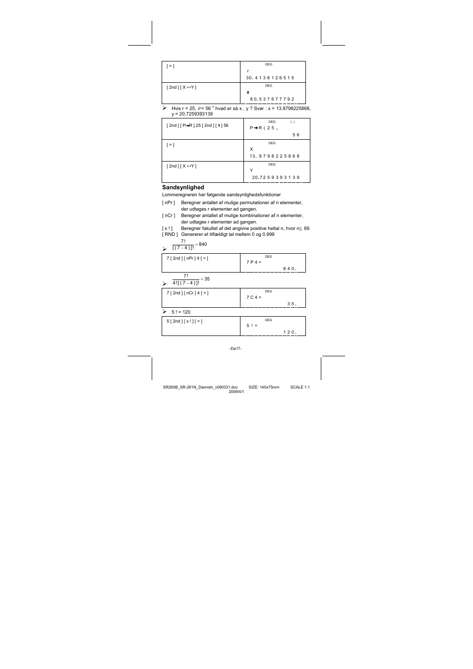 CITIZEN SR-281N User Manual | Page 253 / 339