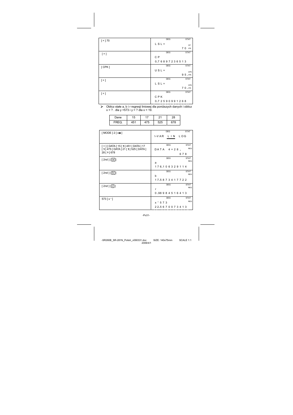 CITIZEN SR-281N User Manual | Page 334 / 339