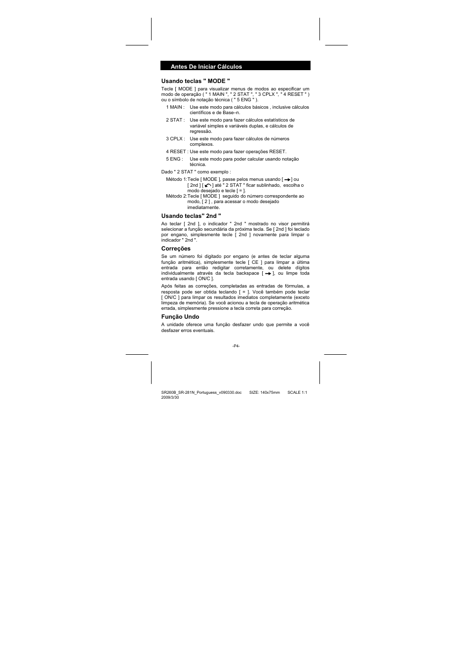 CITIZEN SR-281N User Manual | Page 72 / 339