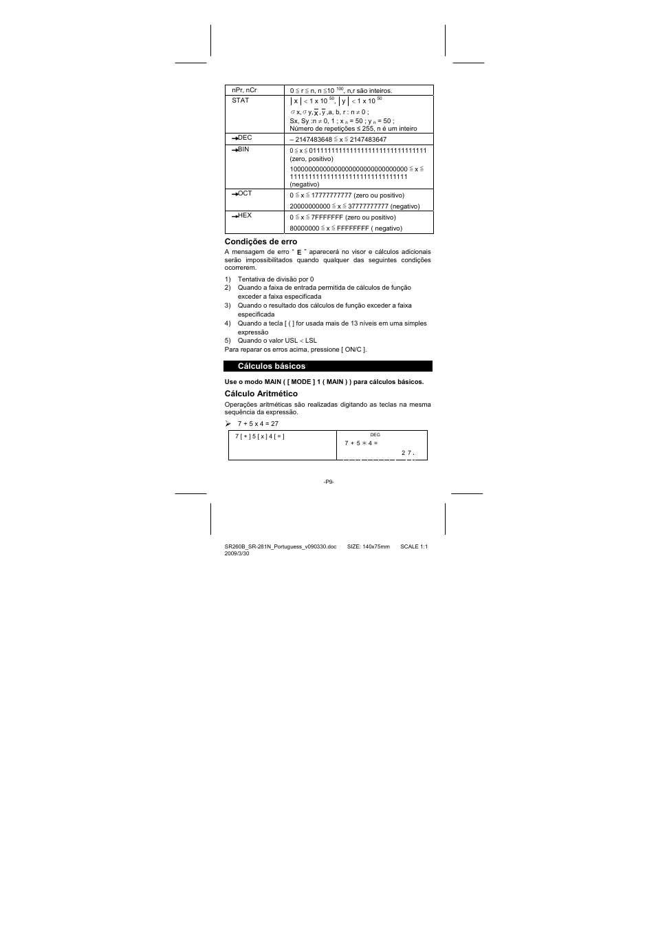 CITIZEN SR-281N User Manual | Page 77 / 339