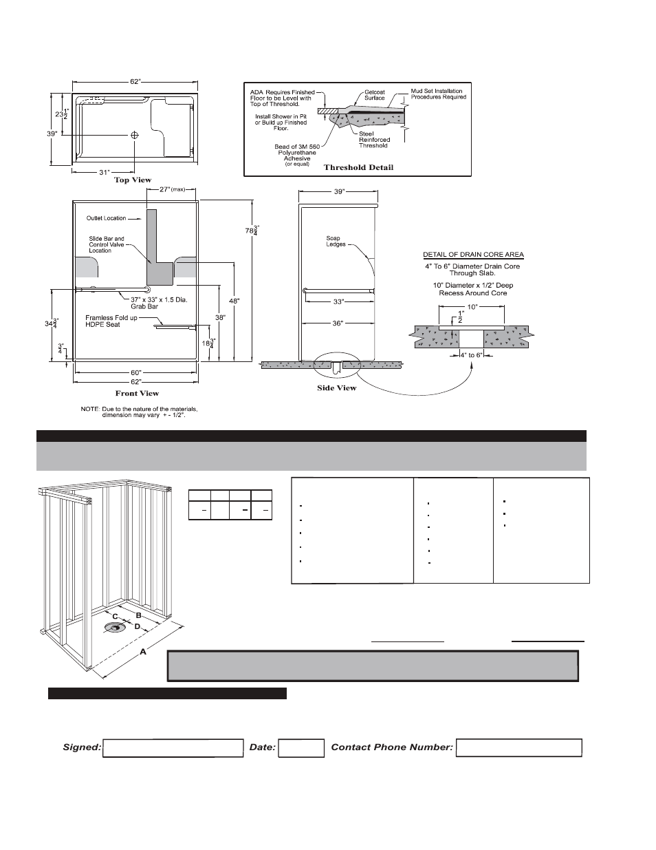 Package one - ada/ansi g 6239 ibs, Contractor | Hamilton Electronics A 6436 IBS User Manual | Page 26 / 68
