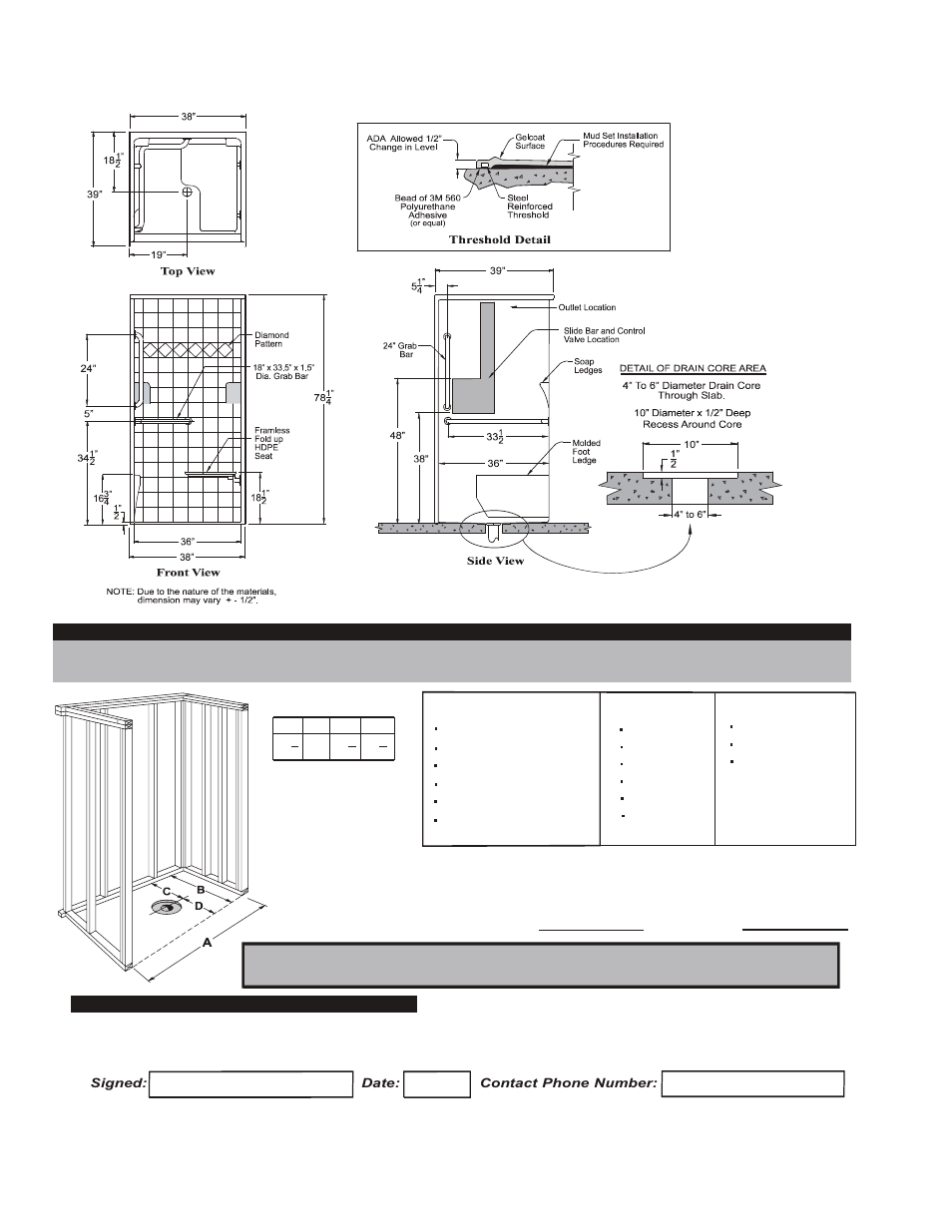 Package one - ada/ansi g 3838 ibs, Contractor | Hamilton Electronics A 6436 IBS User Manual | Page 34 / 68