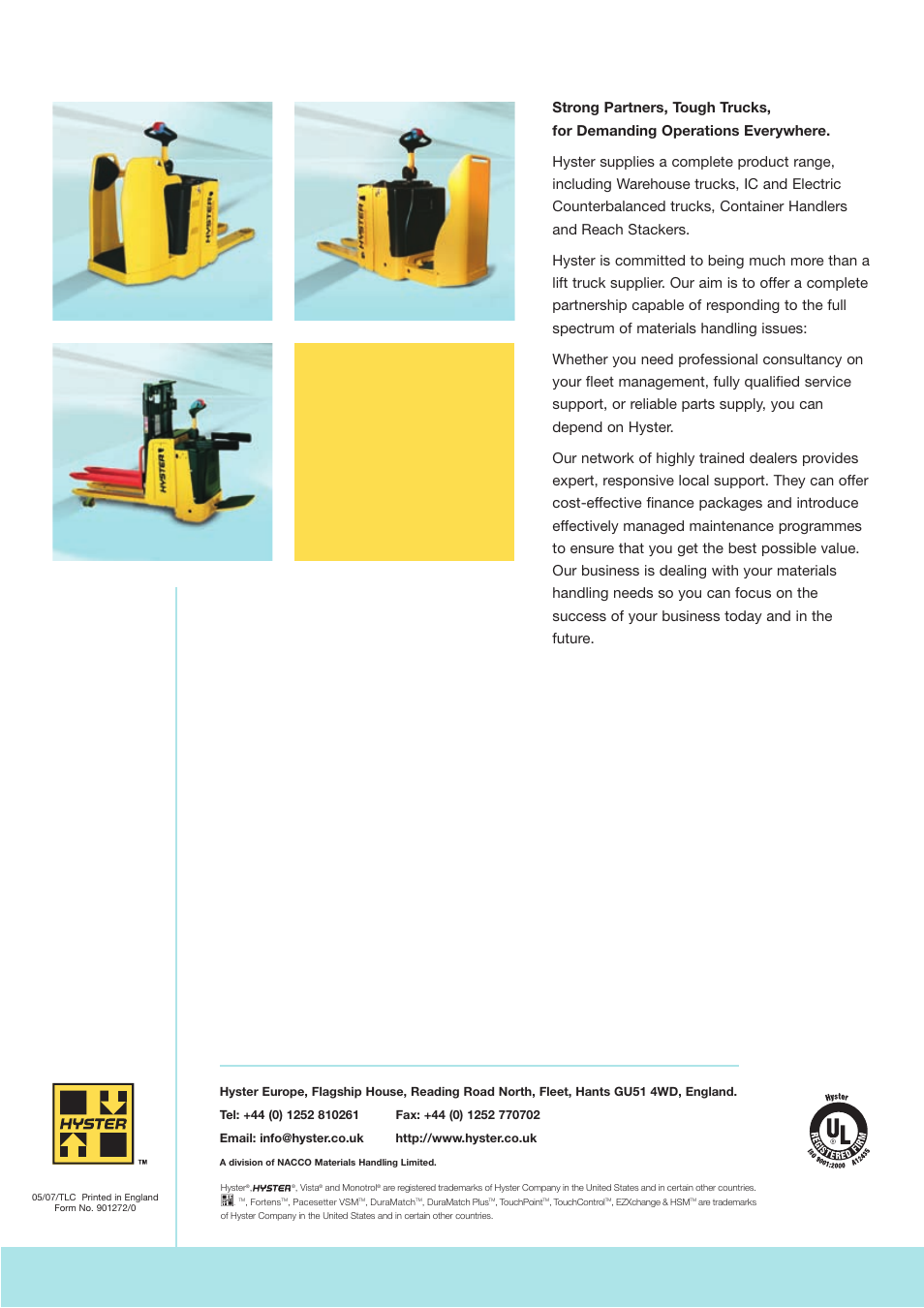 Hyster P2.0SE User Manual | Page 6 / 6