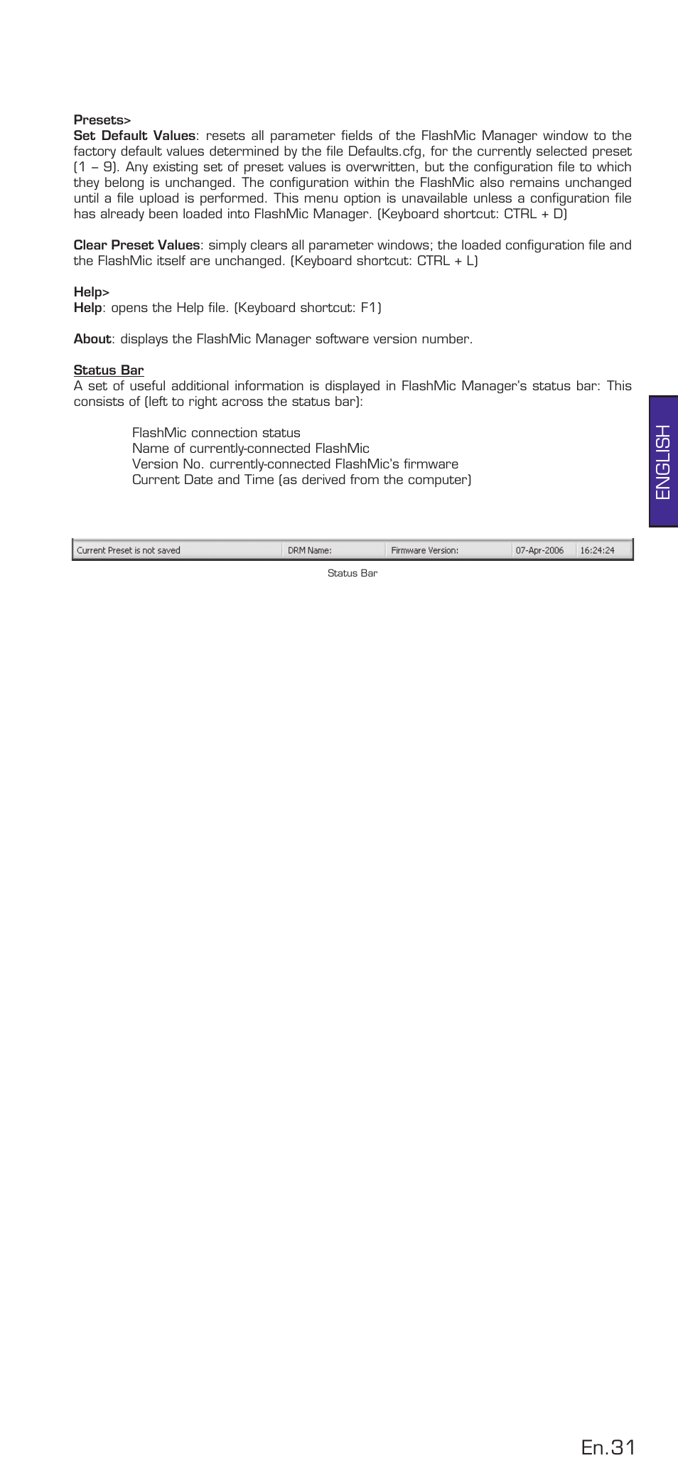 En.3, English | HHB comm DRM85 User Manual | Page 32 / 49