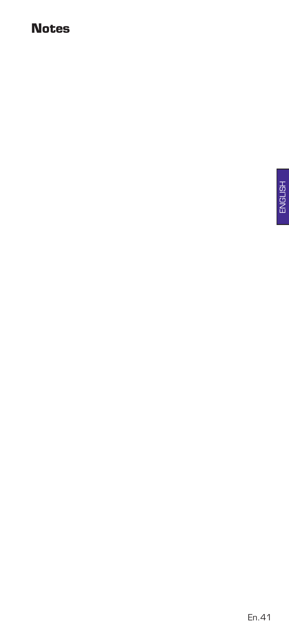 Notes | HHB comm DRM85 User Manual | Page 43 / 49