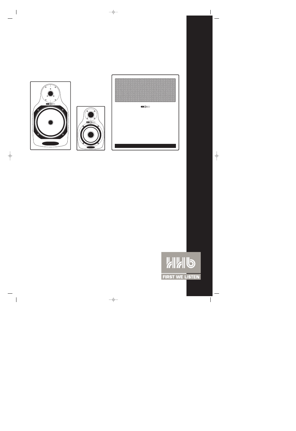 HHB comm CIRCLE STUDIO MONITORS User Manual | 16 pages