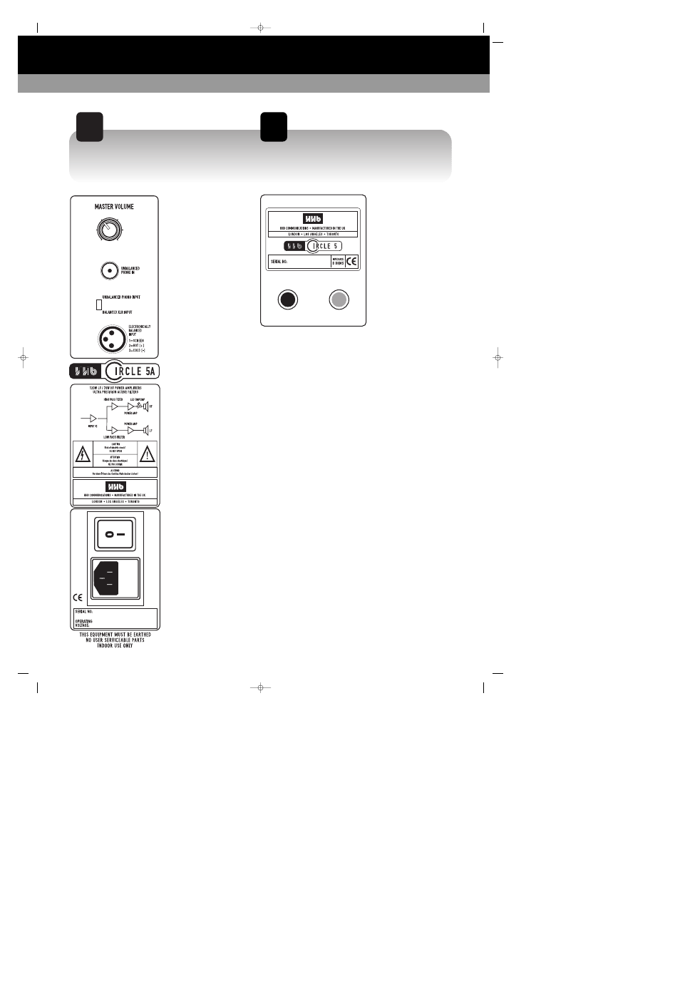 HHB comm CIRCLE STUDIO MONITORS User Manual | Page 7 / 16
