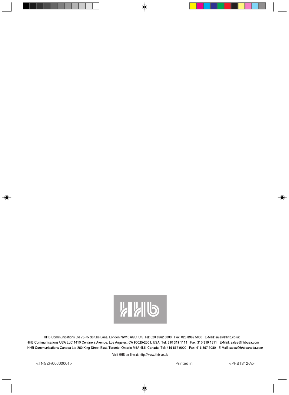 HHB comm PERSONAL COMPACT DISC RECORDER CDR 830 User Manual | Page 44 / 50