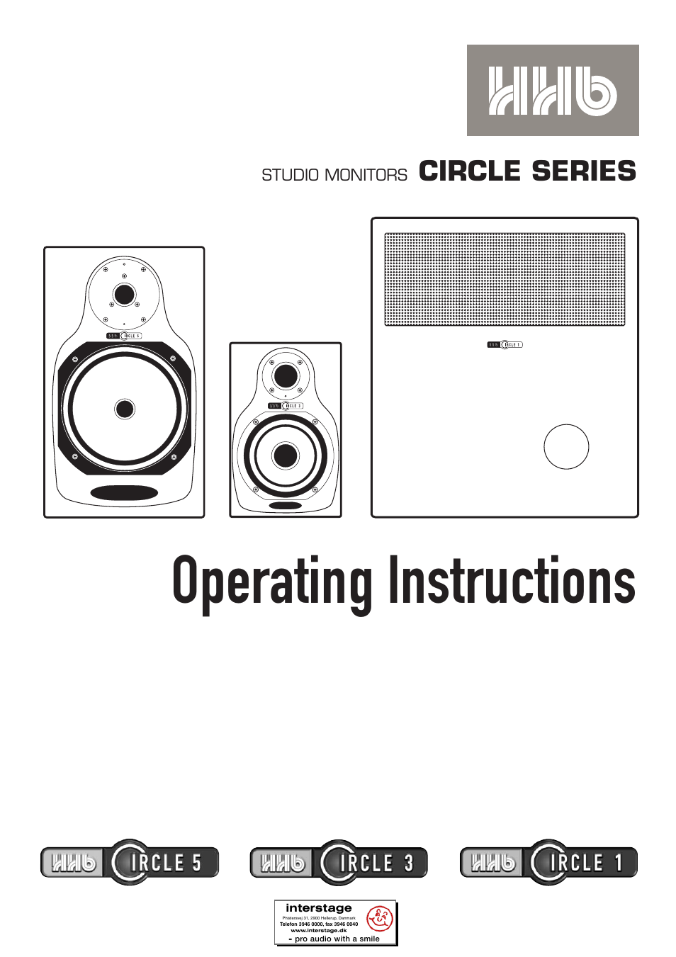 HHB comm CIRCLE SERIES User Manual | 16 pages