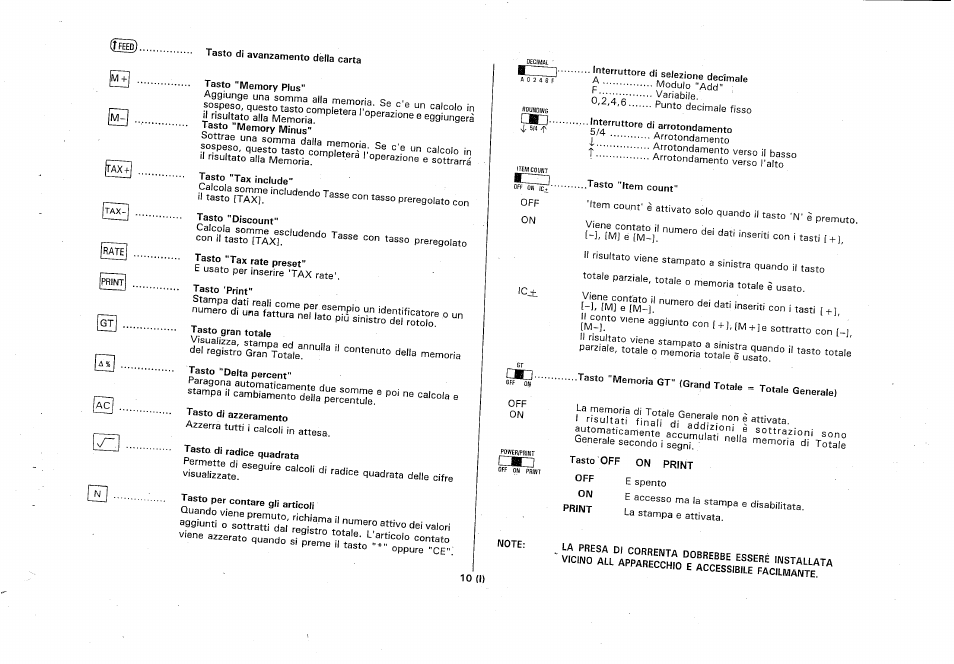Tasto di avanzamento della carta, Tasto 