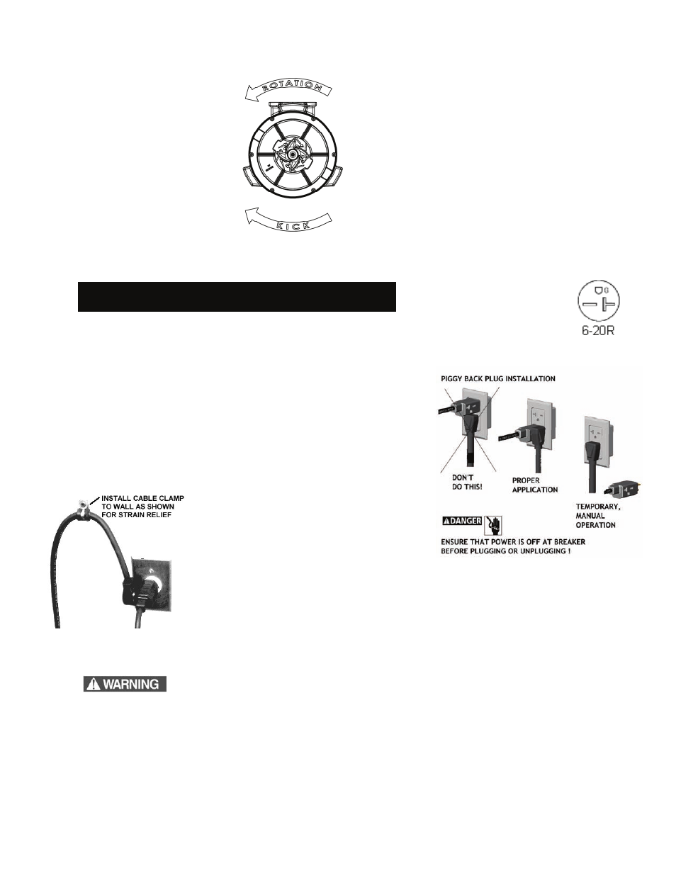 Electrical connection | HP LSG202M User Manual | Page 6 / 39