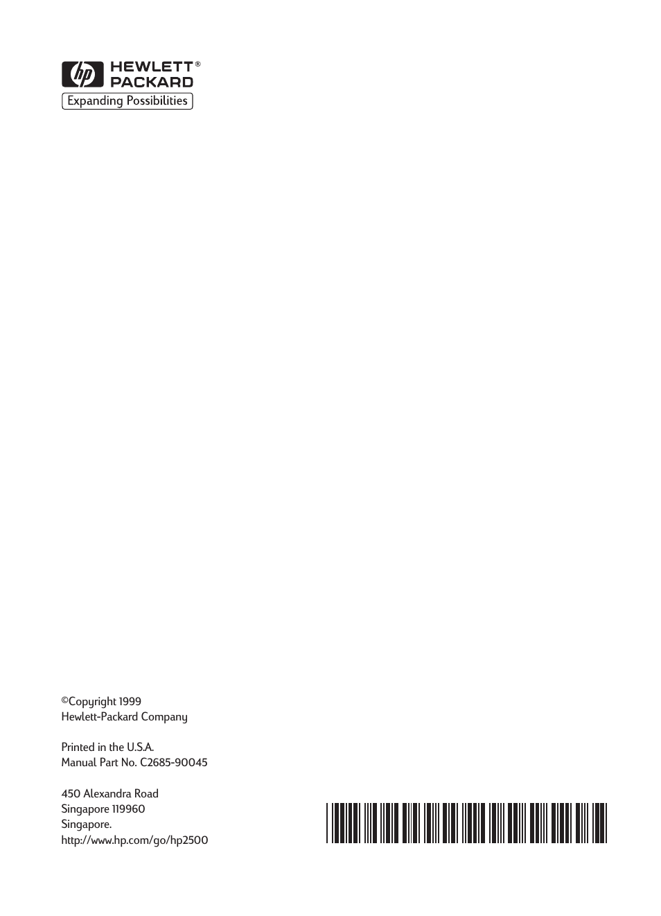 HP 2500CMHP User Manual | Page 66 / 66