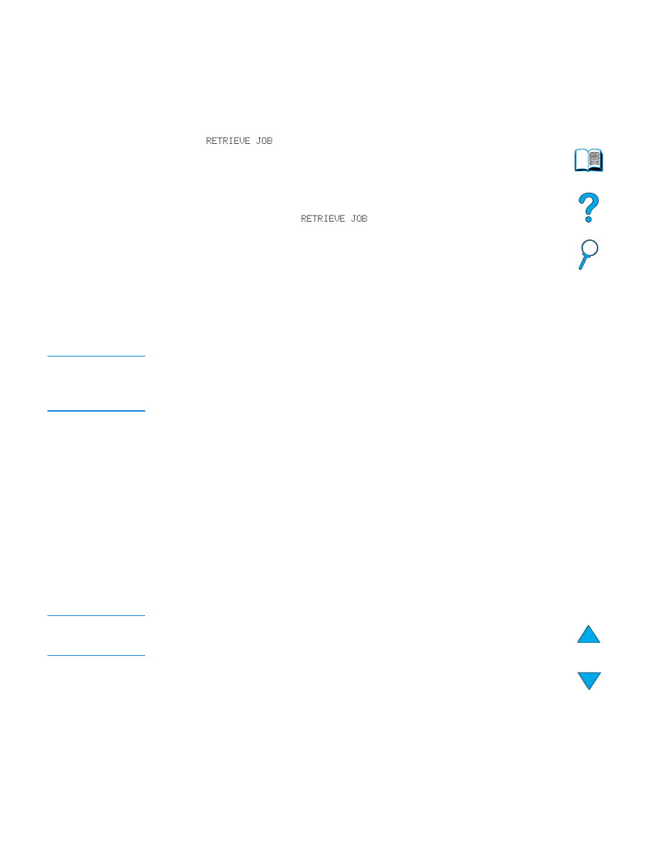 Using the job-storage features, Reaching the job storage features | HP 4100 mfp User Manual | Page 67 / 164