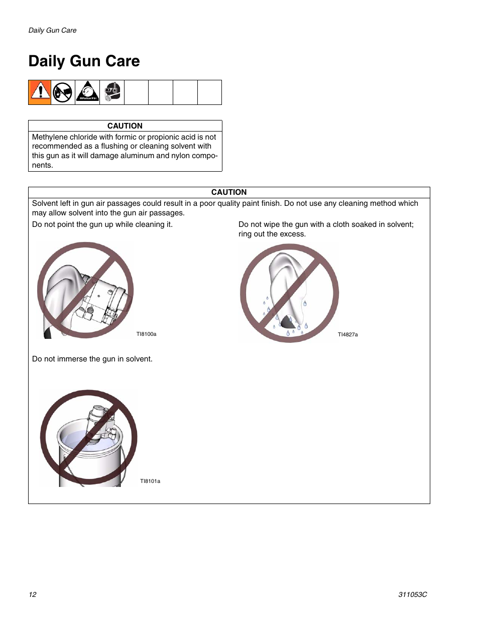 Daily gun care | HP 288048 User Manual | Page 12 / 30