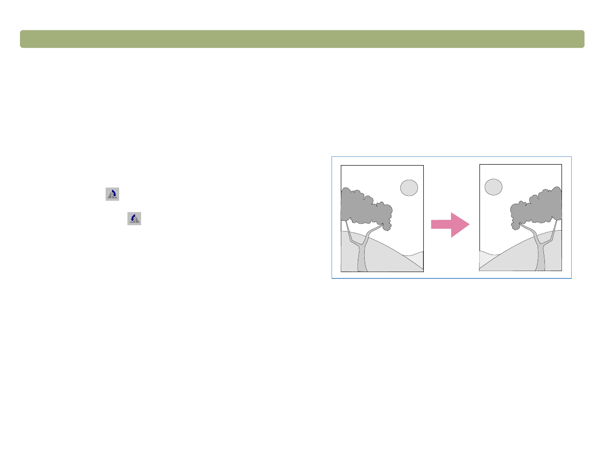 Rotating an image, Mirroring (reversing) an image | HP 7400C Series User Manual | Page 37 / 132