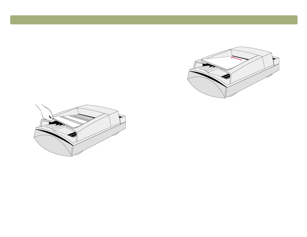 Scanning from the adf, Scanning | HP 7400C Series User Manual | Page 66 / 132