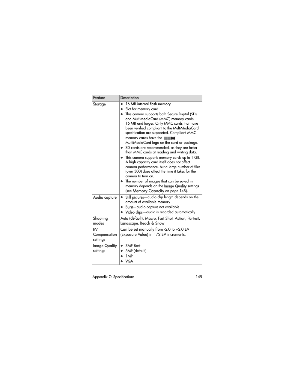 Storage | HP M305/M307 User Manual | Page 145 / 154