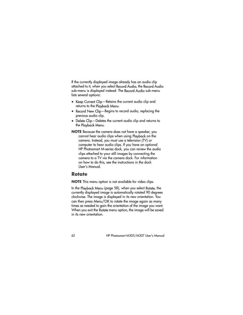Rotate | HP M305/M307 User Manual | Page 62 / 154