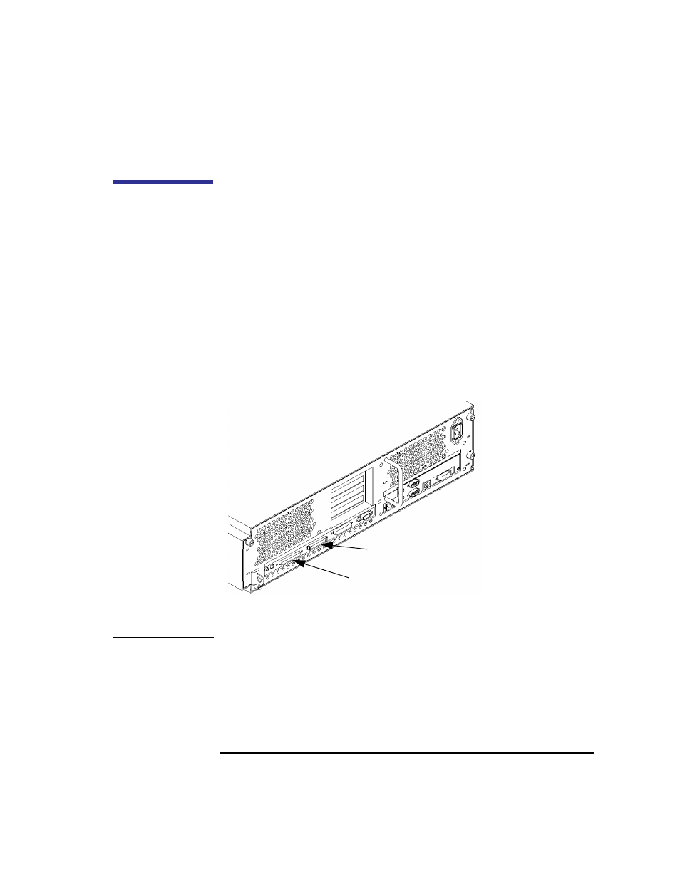 Connecting to the scsi ports | HP C100/110 User Manual | Page 189 / 252