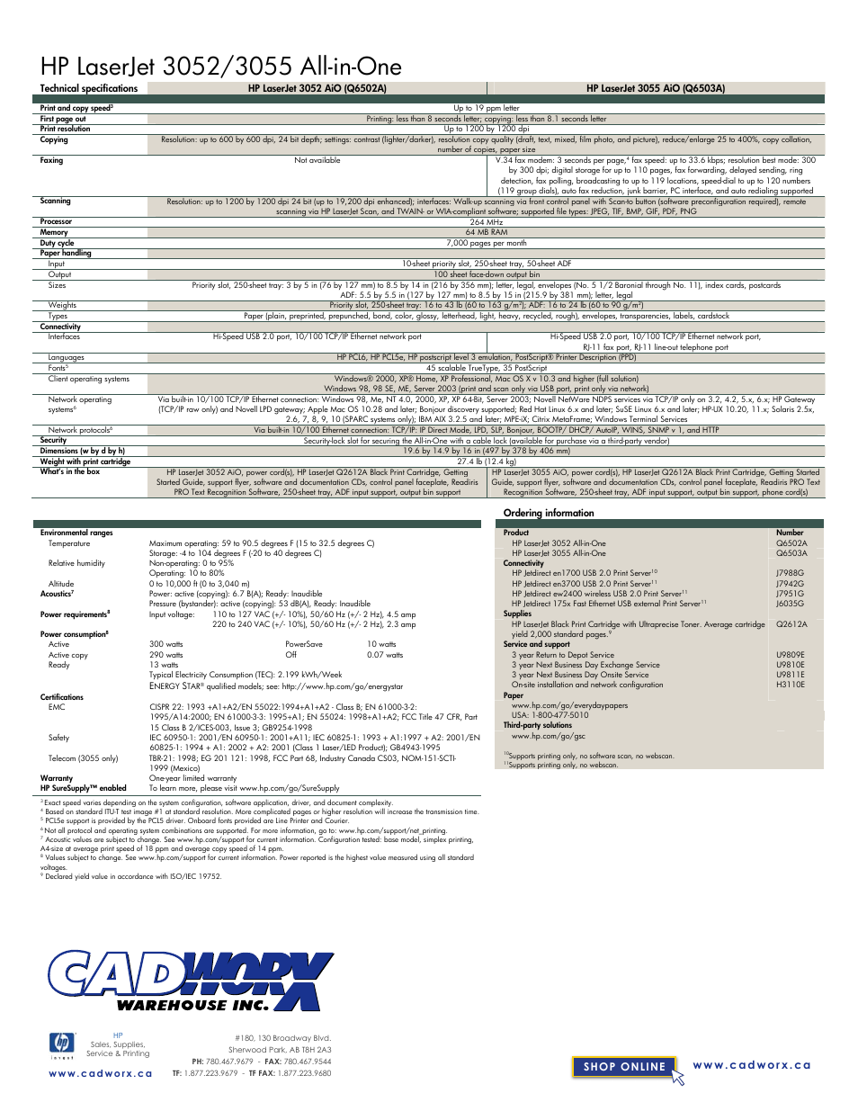 HP LaserJet 3055 User Manual | Page 4 / 4