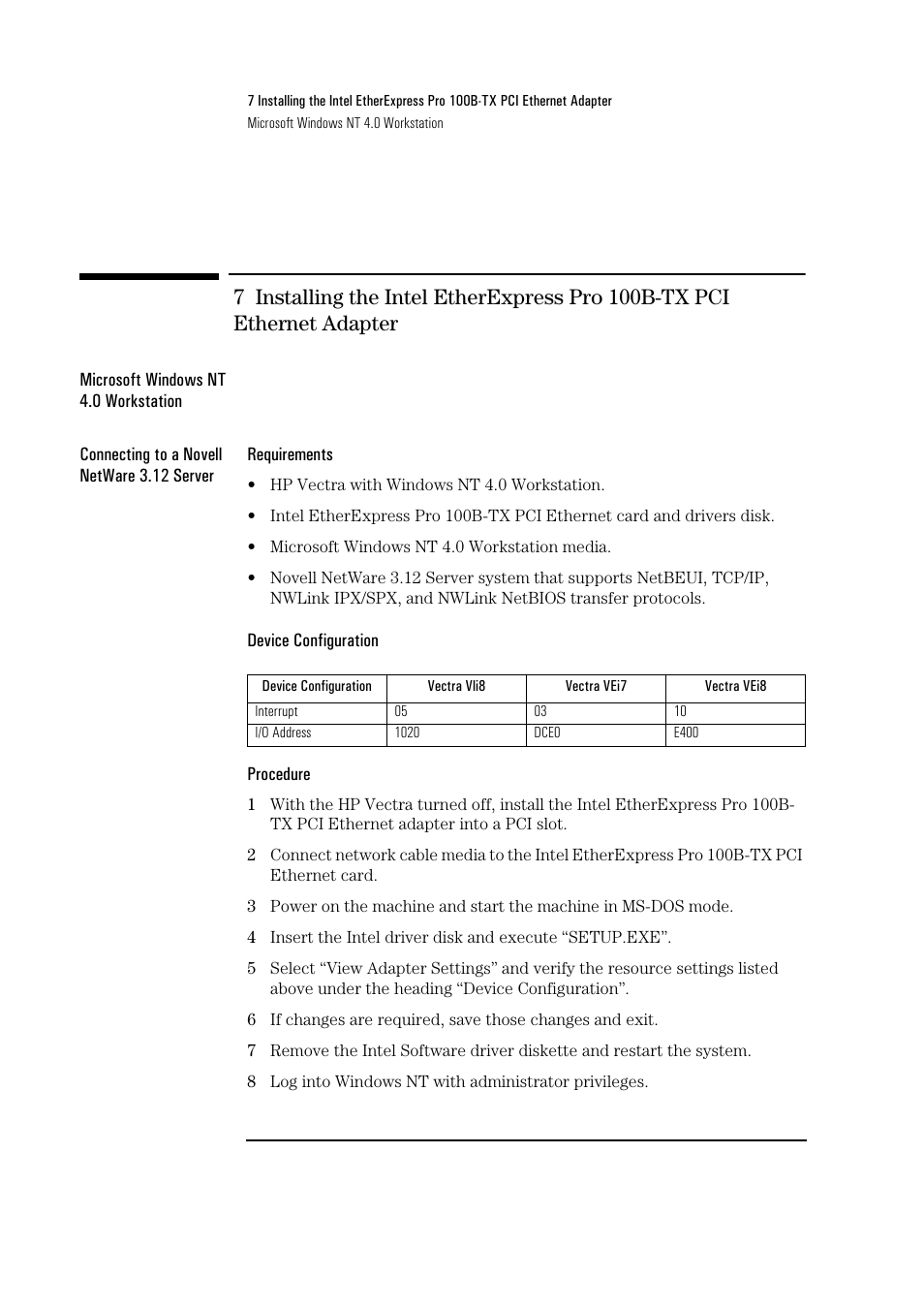 HP 100B-TX User Manual | Page 15 / 32