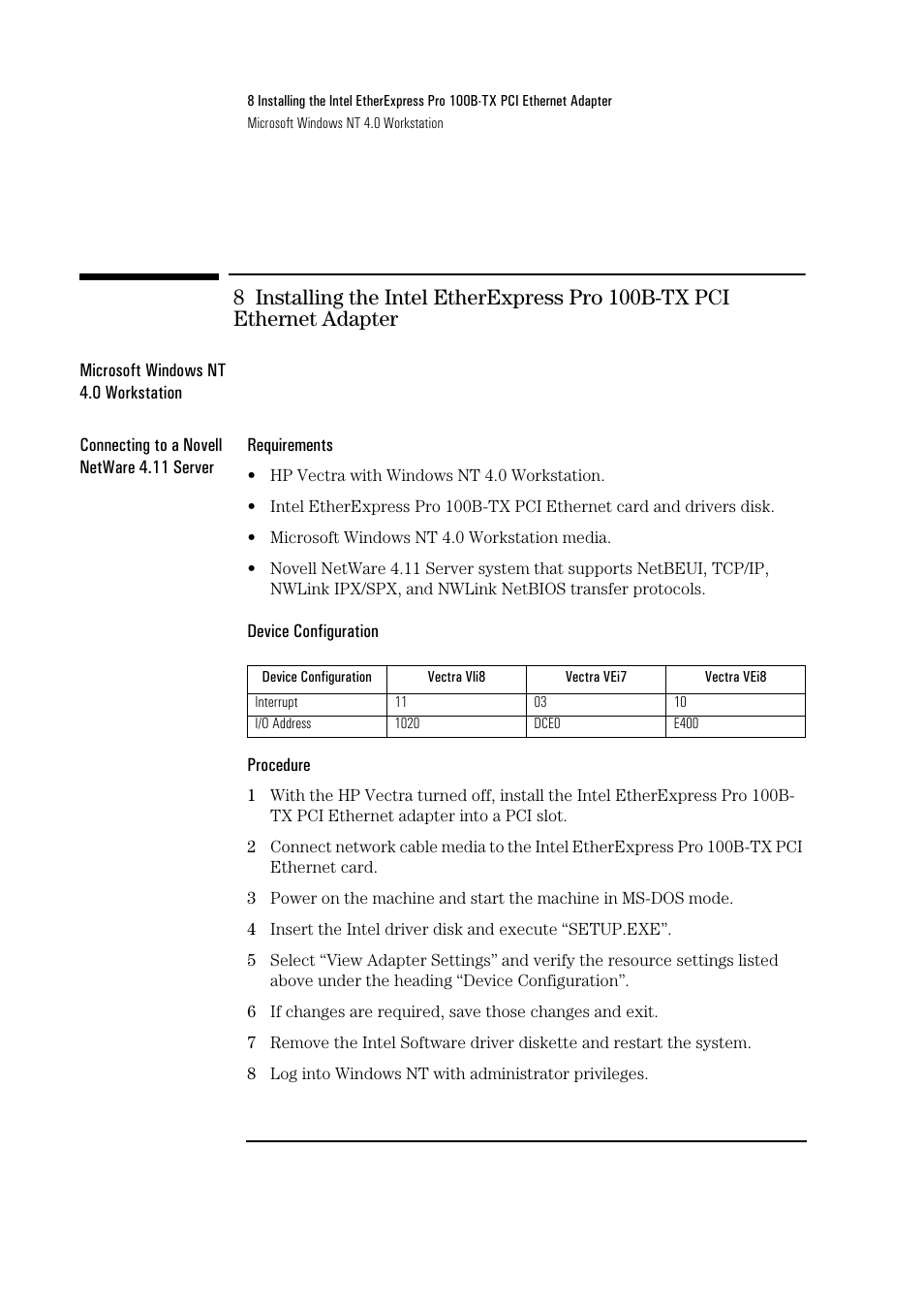 HP 100B-TX User Manual | Page 17 / 32