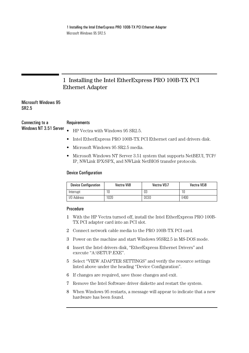 HP 100B-TX User Manual | Page 3 / 32