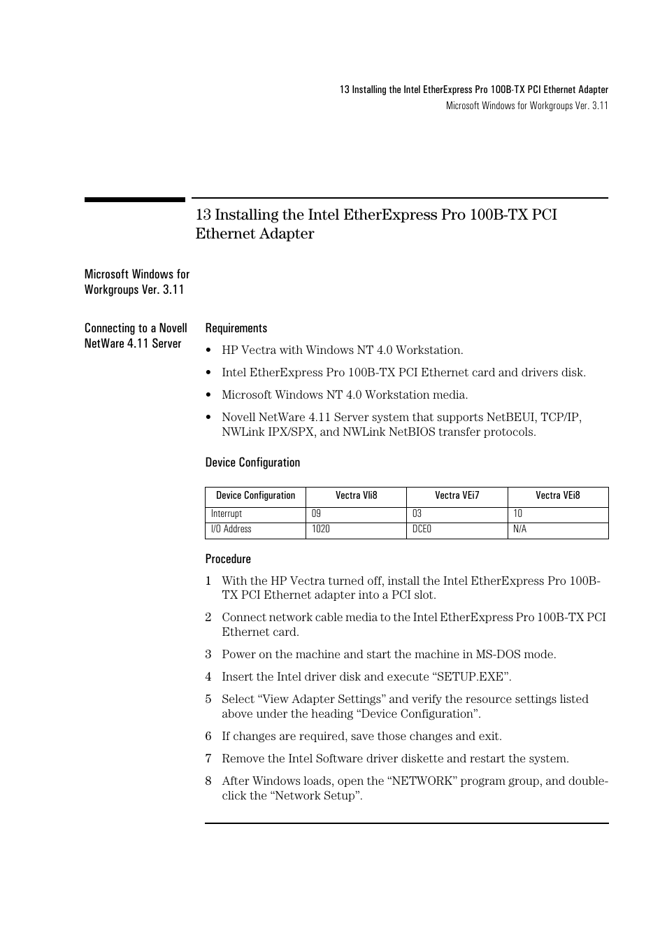 HP 100B-TX User Manual | Page 30 / 32