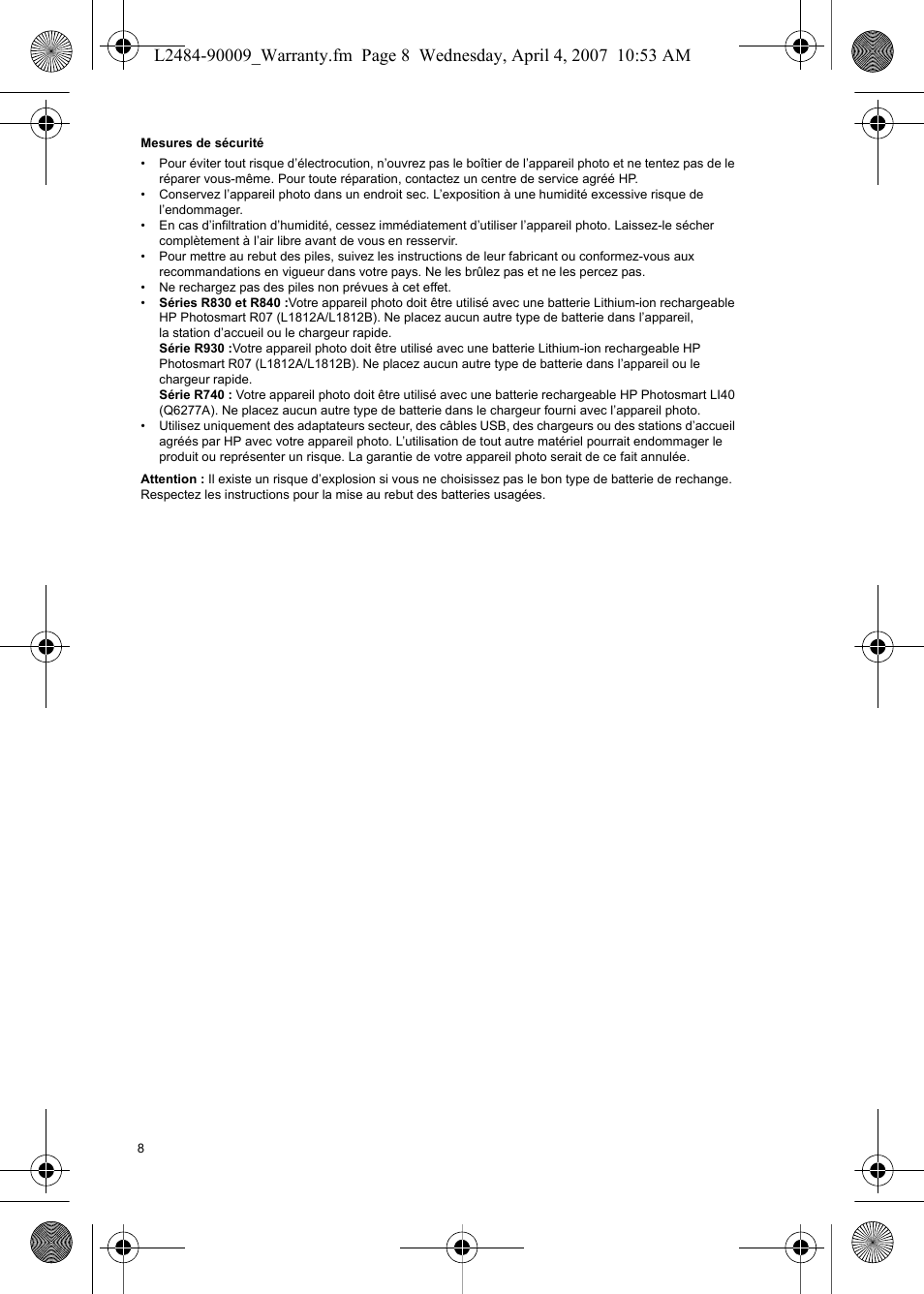 HP R840 User Manual | Page 10 / 32