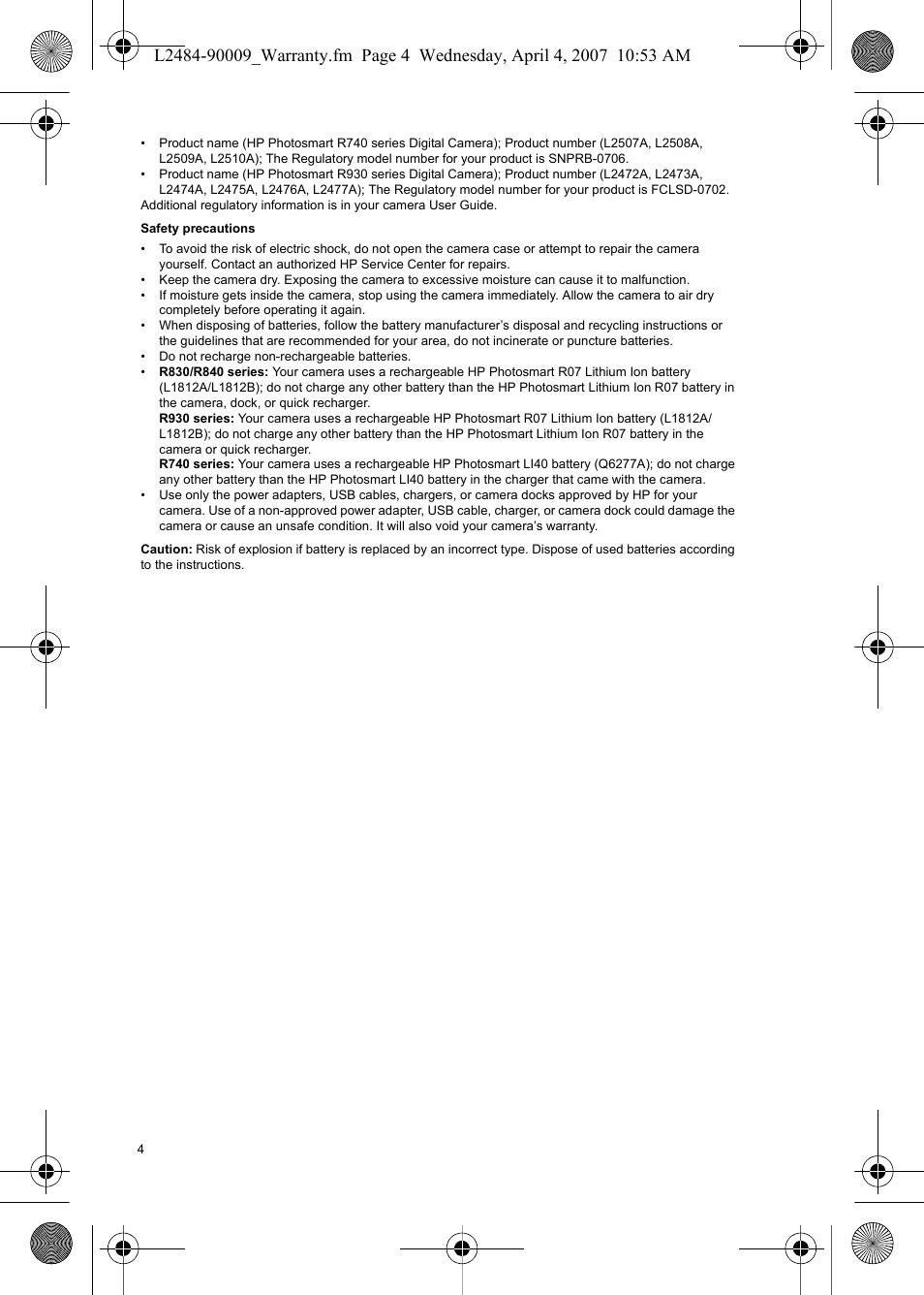 HP R840 User Manual | Page 6 / 32