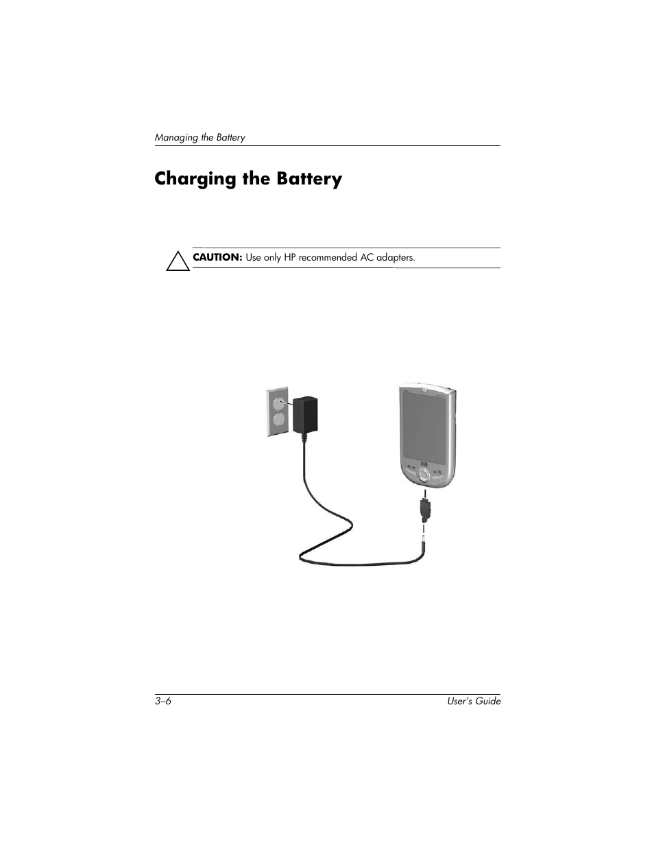 Charging the battery | HP H1940  EN User Manual | Page 34 / 127