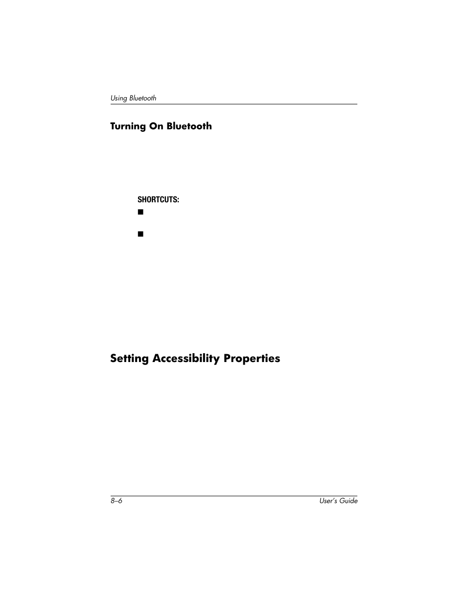 Setting accessibility properties | HP H1940  EN User Manual | Page 80 / 127