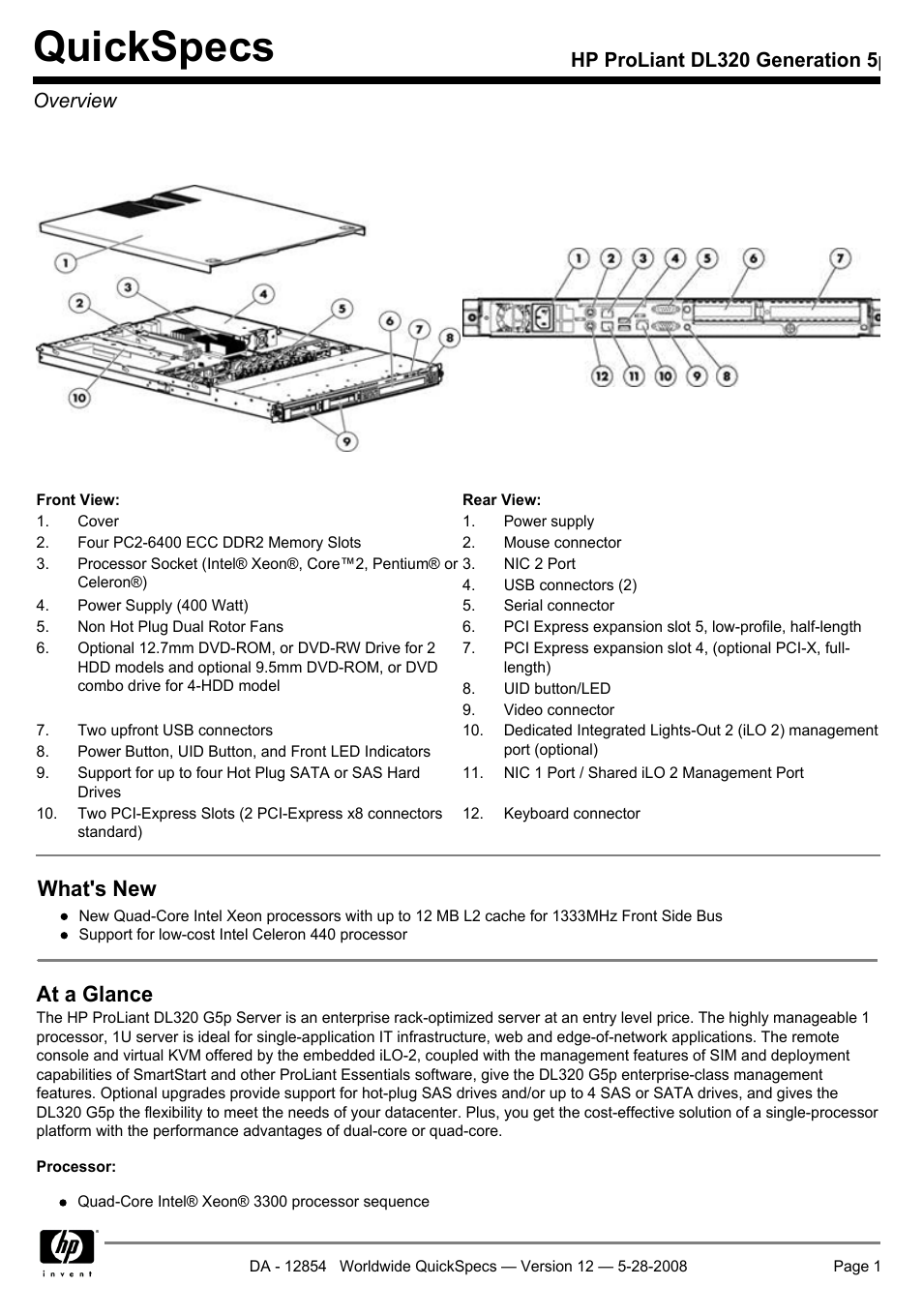HP ProLiant PC2-6400 User Manual | 38 pages